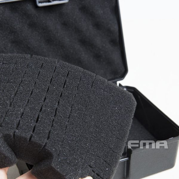 FMA valigetta rigida Transport Plastic Box with Padding - nera Black