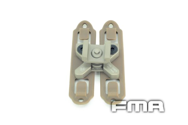 FMA sistema retenzione fucile/tattico MOLLE Holder WEAPONLINK with Weapon RIS Adapter - Tan