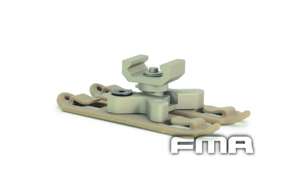 FMA sistema retenzione fucile/tattico MOLLE Holder WEAPONLINK with Weapon RIS Adapter - Tan