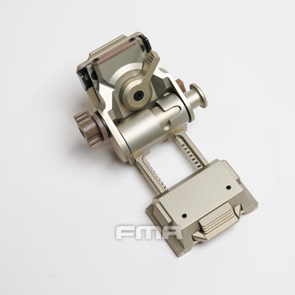 FMA attacco visore notturno CNC L4G24 Helmet Mount for NVG PVS-15 / 18 - nero Black