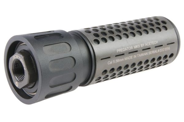 AceTech PREDATOR MKII (BRIGHTER R) QD Tracer Suppressor - Black