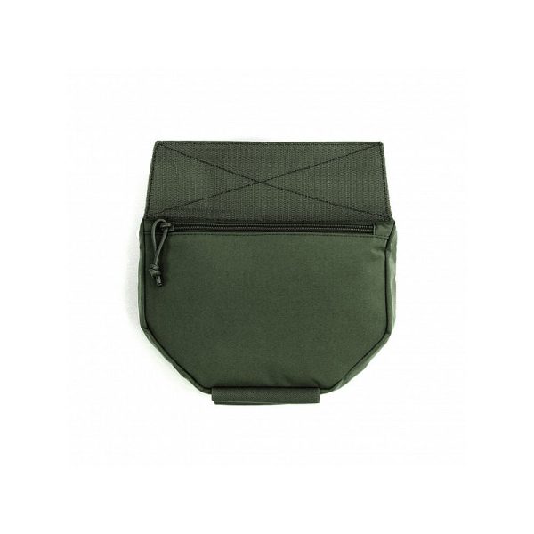 WARRIOR WAS Drop Down Utility tasca lombare VELCRO Pouch - verde Green