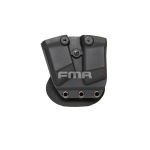 FMA porta caricatori in Kydex Double Magazine Carrier / Pouch pistola - nera Black