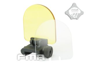 FMA Folding Protective Sight Lens Cove on RIS rail - Black FMA lente protettiva ottica Folding Protective Sight Lens Cove on RIS rail - Black