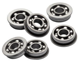 Open Steel Bearings bushings 8 mm ready for extreme mechanical stress