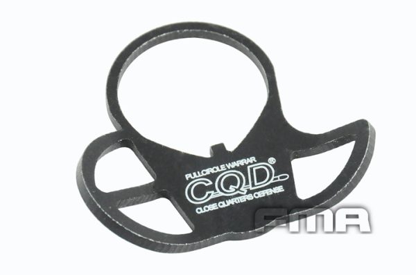 FMA Steel CQD Sling Swivel for M4 / AR15 GBBR - Black FMA anello tubo calcio Steel CQD Sling Swivel for M4 / AR15 GBBR - nero Black