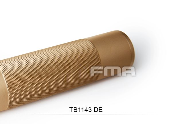 FMA silenziatore in alluminio U.S. Navy Seals Type Silencer 35x198 mm - Tan