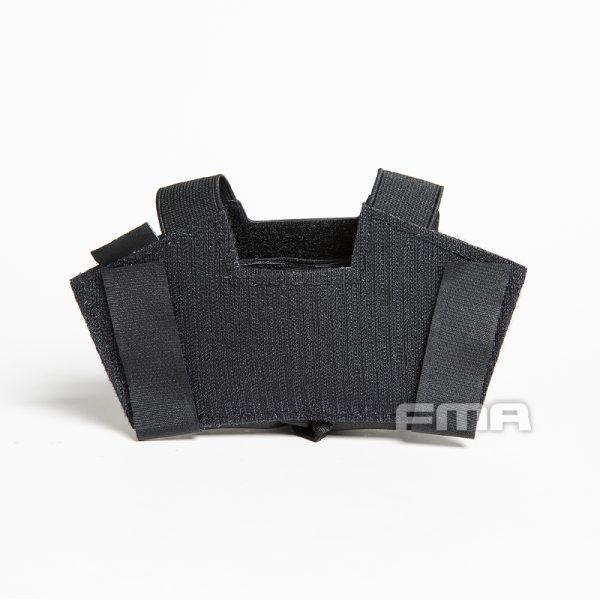 FMA tasca porta contrappeso elmetto Helmet Pouch for NVG Battery Box / Counterweight, Velcro - nero Black