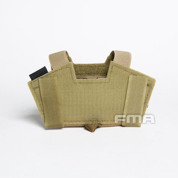 FMA tasca porta contrappeso elmetto Helmet Pouch for NVG Battery Box / Counterweight, Velcro - Tan