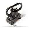 FMA anello+attacco rail cinghia 360° DD QD Sling Swivel RIS Mount - NERO Black