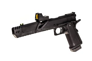 RAVEN pistola a green gas Hi-Capa DRAGON 7 BDS GBB - NERA Black