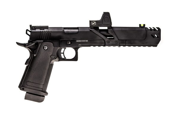 RAVEN pistola a green gas Hi-Capa DRAGON 7 BDS GBB - NERA Black