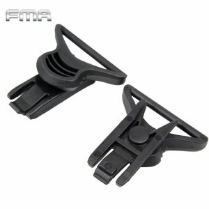 FMA attacchi ARC Goggle Swivel Clips for Helmet - NERI Black