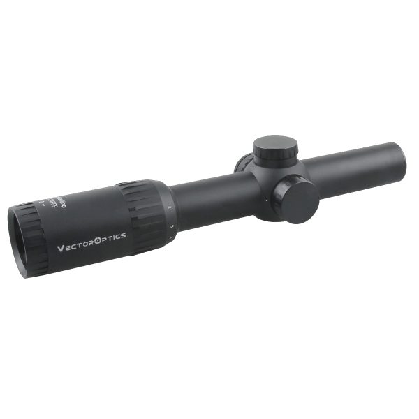 VECTOR VO OTTICA PROFESSIONALE CACCIA  CONSTANTINE 1-8 x 24 FFP CTR LPVO Riflescope - NERA Black