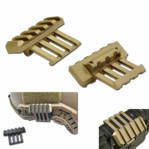 FMA Angled RIS Rail Mount, 45° (One O´Clock) - Tan FMA SLITTA PER ELMETTO INCLINATA Angled RIS Rail Mount, 45° (One O´Clock) - Tan