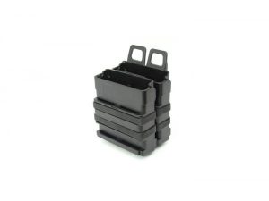 FMA Polymer MOLLE FastMag Pouch for AK / 7.62 Magazines, 2 pcs - Black FMA tasca rigida caricatore Polymer MOLLE FastMag Pouch for AK / 7.62 Magazines, 2 pcs - nera Black