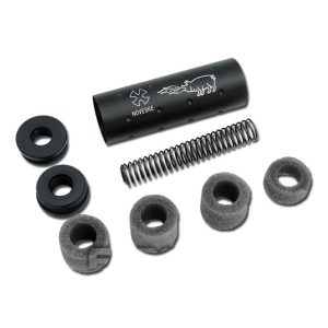 FMA NOVESKE Type Silencer 35x107 mm - Black FMA silenziatore in alluminio NOVESKE Type Silencer 35x107 mm - nero Black