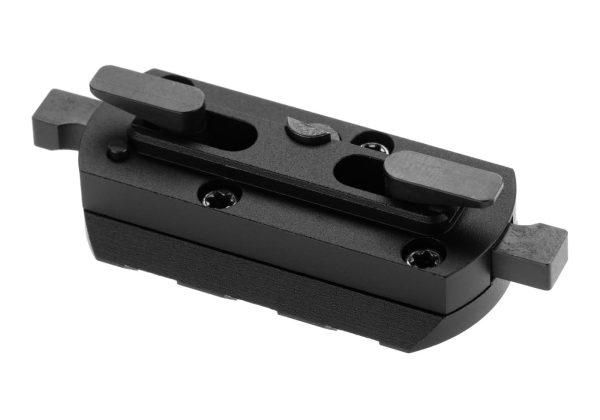 5KU QD MLOK 3 Slot Rail Section Black