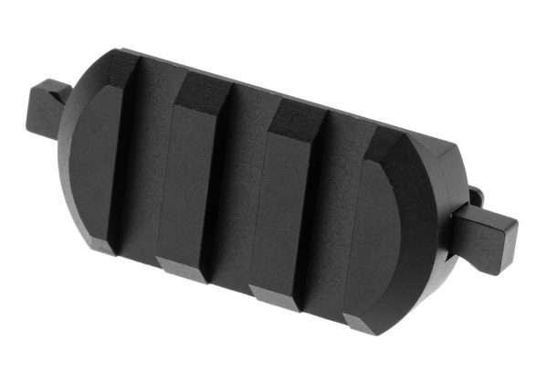 5KU QD MLOK 3 Slot Rail Section Black