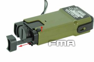 FMA Speed Loader dummy cosplay torcia MS2000, 130 BBs - verde Green