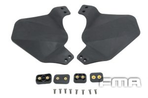 FMA Side Cover Ear Protectors for ARC Helmet Rail (FAST / MICH) - Black FMA Side Cover Ear Protectors for ARC Helmet Rail (FAST / MICH) protezioni orecchie - NERE Black