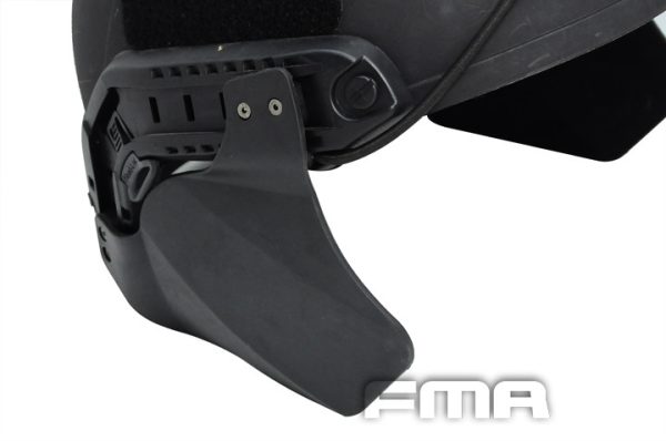 FMA Side Cover Ear Protectors for ARC Helmet Rail (FAST / MICH) protezioni orecchie - NERE Black