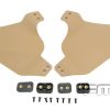 FMA Side Cover Ear Protectors for ARC Helmet Rail (FAST / MICH) protezioni orecchie  - Tan