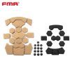 FMA kit comfort elmetto Yunlin Dual Layer Memory Foam Helmet Pad Kit - cb Coyote