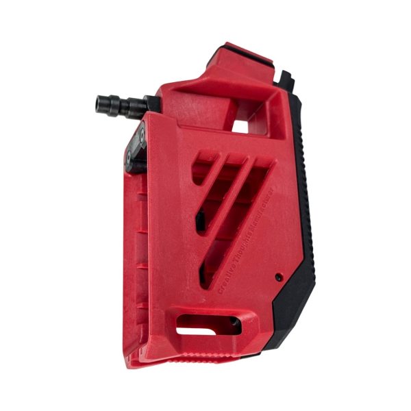CTM adattatore speed airsoft inclinato HICAPA Hi-Capa HPA M4 AEG Magazine 90° Angled Adapter - ROSSO Red / Black