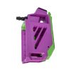 CTM adattatore speed airsoft inclinato HICAPA Hi-Capa HPA M4 AEG Magazine 90° Angled Adapter - Viola / VERDE