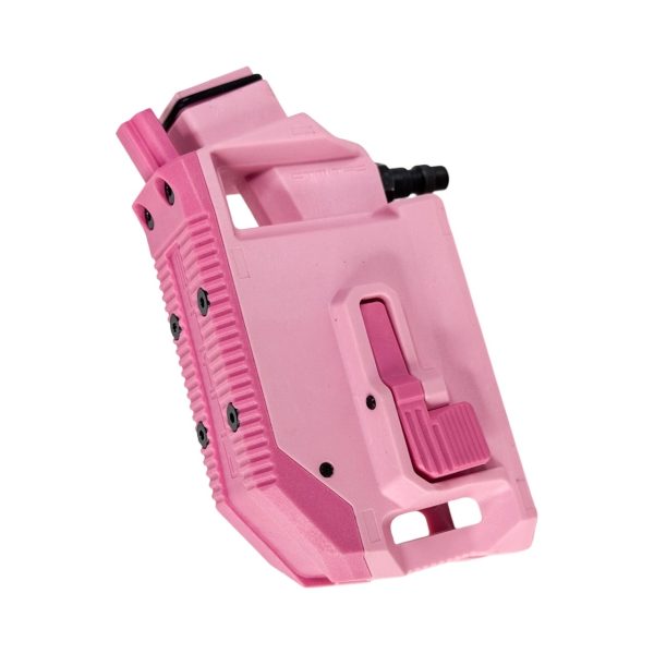 CTM adattatore speed airsoft inclinato HICAPA Hi-Capa HPA M4 AEG Magazine 90° Angled Adapter - ROSA Pink