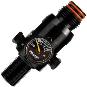 PowAir regolatore HPA Tank Regulator MAXREG 300 Bar / 4500 PSI - nero Black