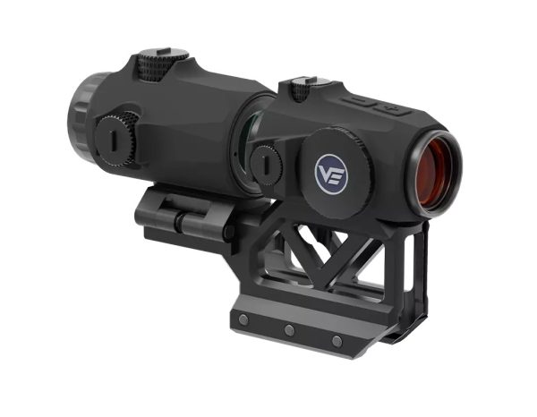 VECTOR VO KIT DOT+INGRANDITORE MAVERICK Red Dot and Magnifier Set on 1-piece RIS base - NERO Black
