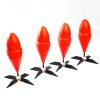 Stingray kit 4 munizioni per replica softair AT4 S2 Marking Airsoft Rockets (4 Pcs) – Orange head