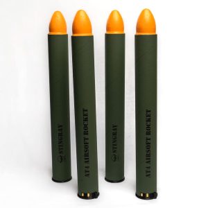 Stingray kit 4 munizioni per replica softair AT4 S2 Marking Airsoft Rockets (4 Pcs) – Orange head