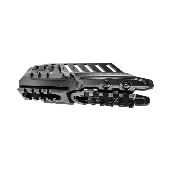 CTM prolunga frontale hicapa Hi-Capa CNC Extended RIS Rail Blast Shield Long – nera Black
