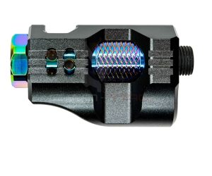 CTM rompifiamma custom hicapa Hi-Capa CNC Aluminum Compensator – nero Black / Electroplated Rainbow