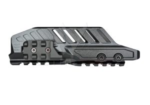 CTM prolunga frontale hicapa Hi-Capa CNC Extended RIS Rail Blast Shield Long – nera Black