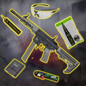 SPECNA ARMS STARTER PACK Set SA AR9 Light Ops Gen2 (SA-FX01 FLEX™ HAL™ ETU™) – Black / Green