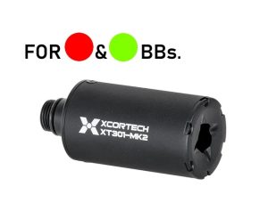 XCORTECH silenziatore tracciante XT301 MK2 RED Tracer Unit – nero Black