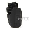 FMA Universal Belt Holster GLS 579 compact pistols , Right Hand - nera Black