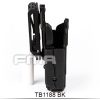 FMA Universal Belt Holster GLS 579 compact pistols , Right Hand - nera Black