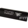 FMA silenziatore in alluminio U.S. Navy Seals Type Silencer 35x107 mm - nero Black