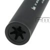 FMA silenziatore in alluminio per MP7 Silencer 38x220mm with Flash Hider, 12+mm (CW) - nero Black