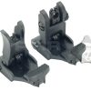 FMA coppia tacche di mira in polimero 71L Folding Polymer Sights - nere Black