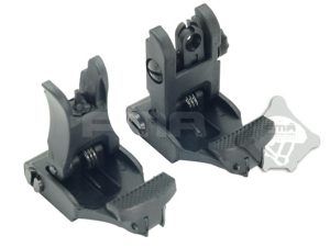 FMA 71L Folding Polymer Sights - Black