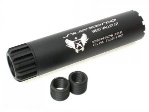 FMA silenziatore in alluminio W.A.U Force Silencer 35x145 mm - nero Black