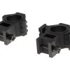 Aim-O Tri-Side Rail 25.4mm / 30mm Mount Rings Black