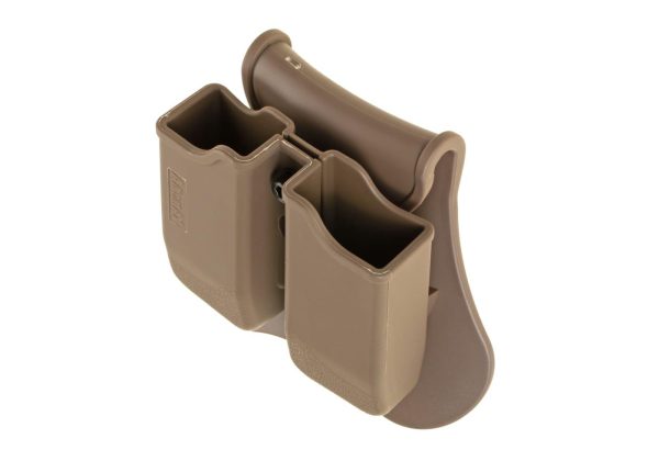 amomax-double-mag-pouch-fur-p226-m9-cz-p-09-dark-earth-3 Amomax Double Mag Pouch für P226 / M9 / CZ P-09 Dark Earth