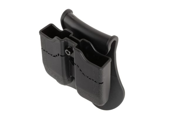 Amomax Double Mag Pouch für WE / KJW / KWA / TM 1911 Black